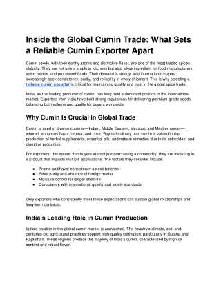 Inside the Global Cumin Trade_ What Sets a Reliable Cumin Exporter Apart (1)