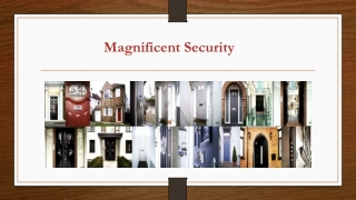 Modern and Traditional Front Security Doors London