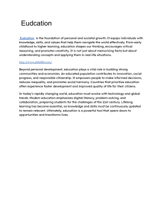 Eudcation (1)