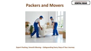Best Packers and Movers in London
