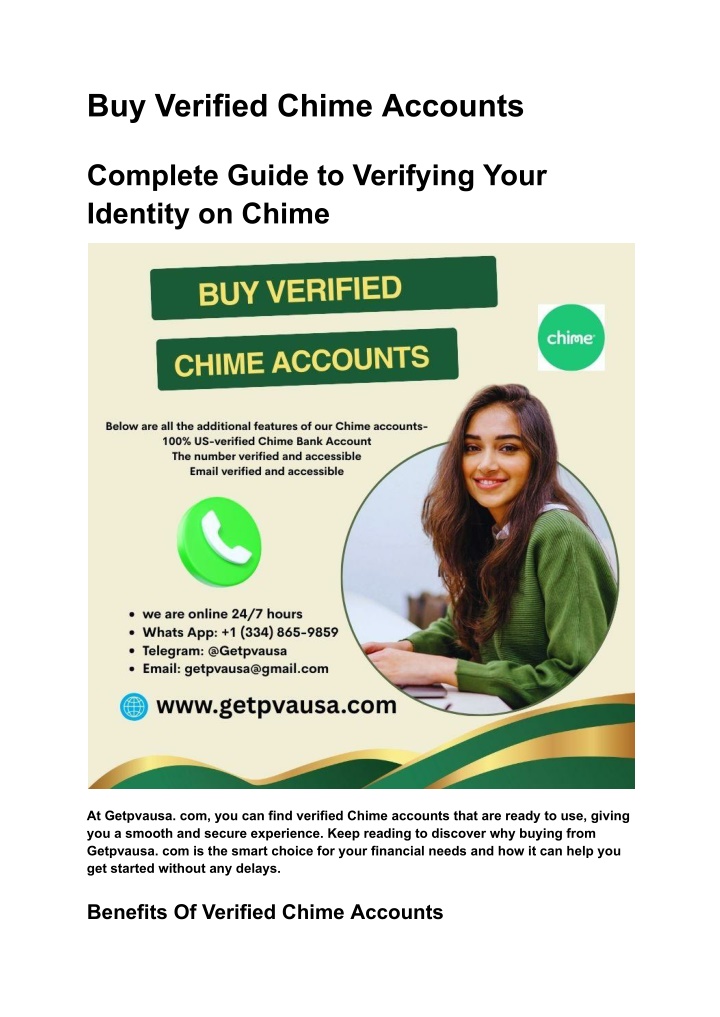 PPT - Complete Guide to Verifying Your Identity on Chime PowerPoint ...