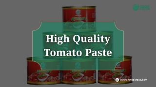 High Quality Tomato Paste