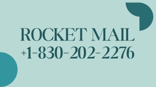 Why is my Rocket Mail not loading or working properly?  1-830-202-2276