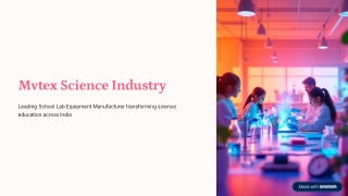 Mvtex Science Industry | School Lab Equipment Manufacturer
