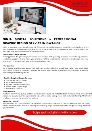 Ninja Digital Solutions – Professional Graphic Design Service in Gwalior