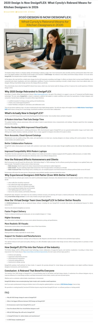 2020 Design Rebrand to DesignFLEX - What Designers Should Know in 2026