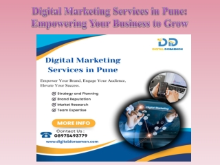 Digital Marketing Services in Pune Empowering Your Business to Grow