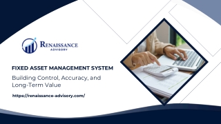 Long-Term Asset Planning Through a Fixed Asset Management System