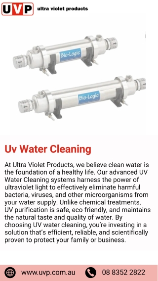 Uv Water Cleaning