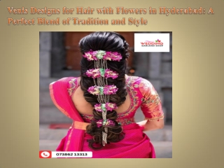 Venis Designs for Hair with Flowers in Hyderabad A Perfect Blend of Tradition and Style