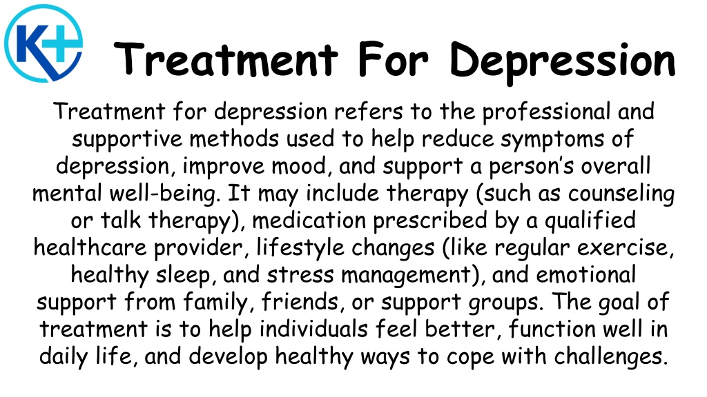 PPT - Treatment For Depression PowerPoint Presentation, free download ...
