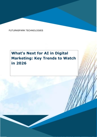 Whats trending in AI Marketing-2026 Trends