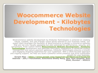 Magento Website Development - Kilobytes Technologies
