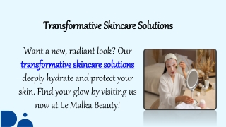Transformative Skincare Solutions