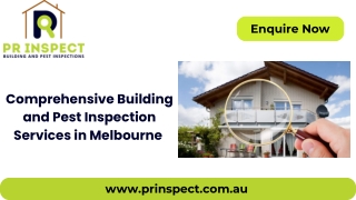 Comprehensive Building and Pest Inspection Services in Melbourne