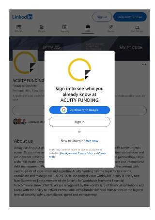 Acuity Funding