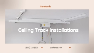 Ceiling Track Installations  Surehands