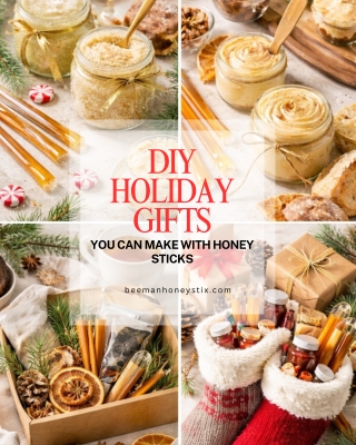 DIY Holiday Gifts You Can Make With Honey Sticks