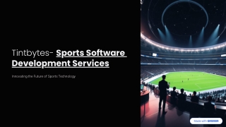 Innovative Digital Solutions Built for the Sports Industry