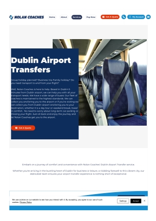 Dublin Airport Transfers | Nolan Coaches