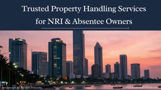 NRI Property Management Services in Vizag