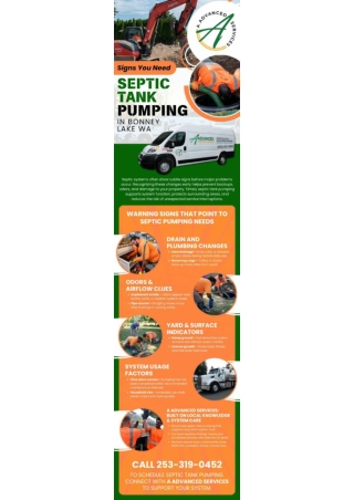 Top-Rated Septic Pumping & Cleaning in Bonney Lake, WA