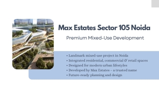Max Estates Sector 105 Noida Ebrochure