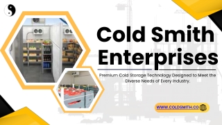 Meat Cold Storage Room Manufacturers - Cold Smith