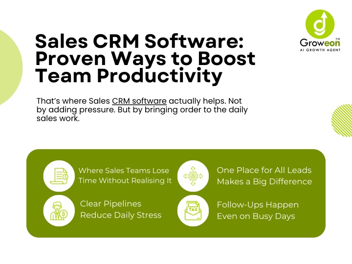 PPT - Sales CRM Software: Proven Ways to Boost Team Productivity ...