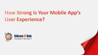 How Strong Is Your Mobile App