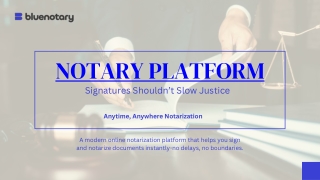 Notary Platform
