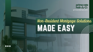 Non-Resident Mortgage Solutions Made Easy| Non-Resident Mortgage Broker in Dubai