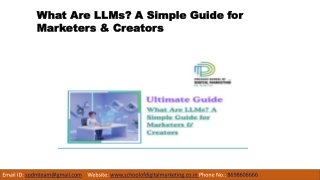 What Are LLMs? A Simple Guide for Marketers  Creators