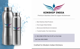 Kinship India | Premium Stainless Steel & Copper Kitchenware Collection