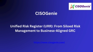 Unified Risk Register (URR)