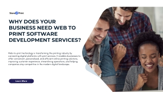 Why Does Your Business Need Web to Print Software Development Services
