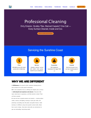 Driveway Cleaning Sunshine Coast – Professional & Reliable Exterior Cleaning