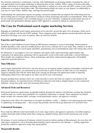 search engine marketing Services vs. DIY: Which is Right for You?