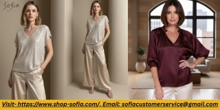 Feminine Style Tops Inspired by Italian Designers- Shop Sofia
