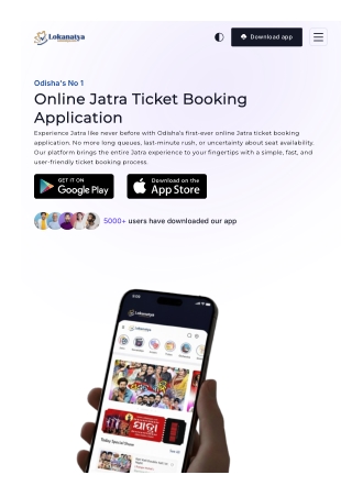 Odia Jatra Ticket Booking Online for Live Folk Theatre