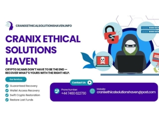 ETHEREUM AND USDT RECOVERY EXPERT WITH CRANIX ETHICAL SOLUTIONS HAVEN