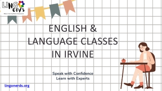English Classes in Irvine for Kids, Adults and Professionals