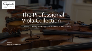 Professional Violas for Sale | Concert-Quality Master Instruments