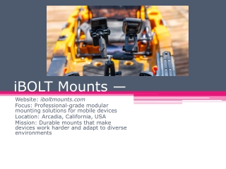 Heavy Duty Phone Clamp Mounting Solutions