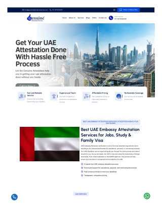 Best UAE Embassy Attestation Services | Attestation Agency for UAE in India