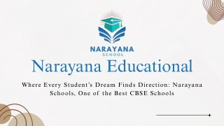 Where Every Student’s Dream Finds Direction: Narayana Schools