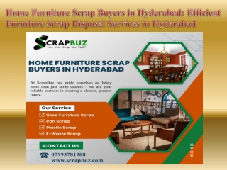 Home Furniture Scrap Buyers in Hyderabad Efficient Furniture Scrap Disposal Services in Hyderabad