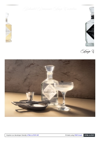 Tequila Redondel Diamante: A Timeless Expression of Mexican Craft and Cultural