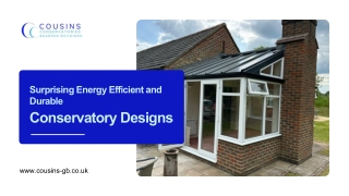 Surprising Energy Efficient and Durable Conservatory Designs