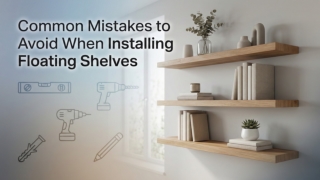 Common Mistakes to Avoid When Installing Floating Shelves